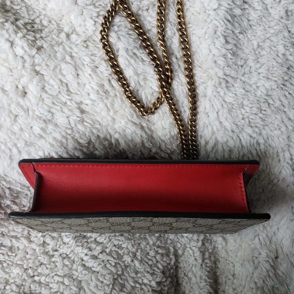 Gucci GG Supreme Mini Cherry Chain Bag - Picture 3 of 11